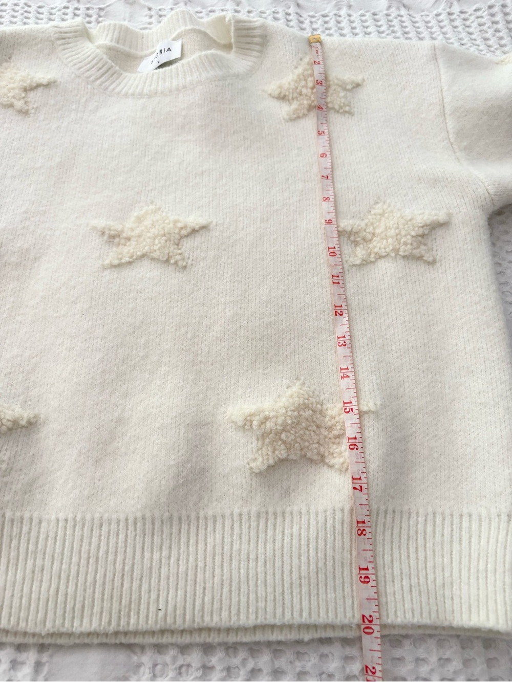 Storia Cream Star Sweater - Picture 6 of 7